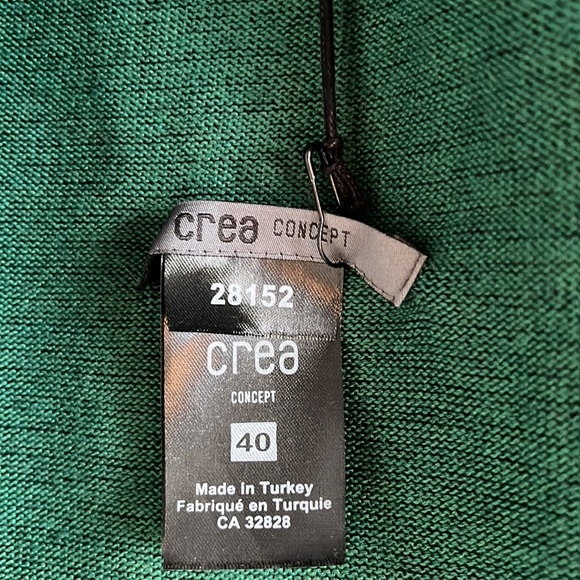 Host Pick ๐ฅ CREA CONCEPT cropped open cardigan, dark green wool NWT - Picture 9 of 11